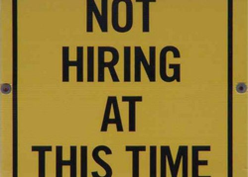 not hiring