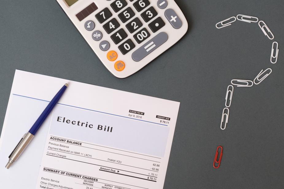Taxes and energy bill problem and question